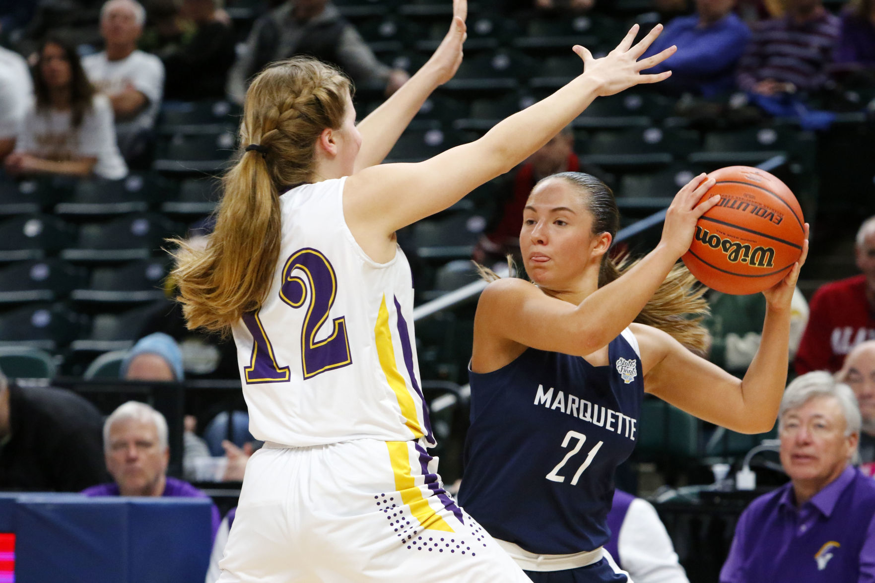 Marquette Catholic vs. Vincennes Rivet in Class A championship